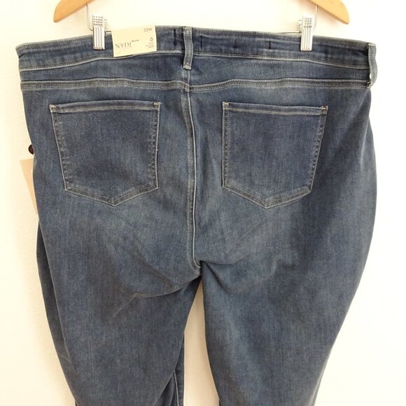 NYDJ Jeans Women's Plus Size 22W Blue Sheri Slim Ankle Stretch Denim - Picture 4 of 7